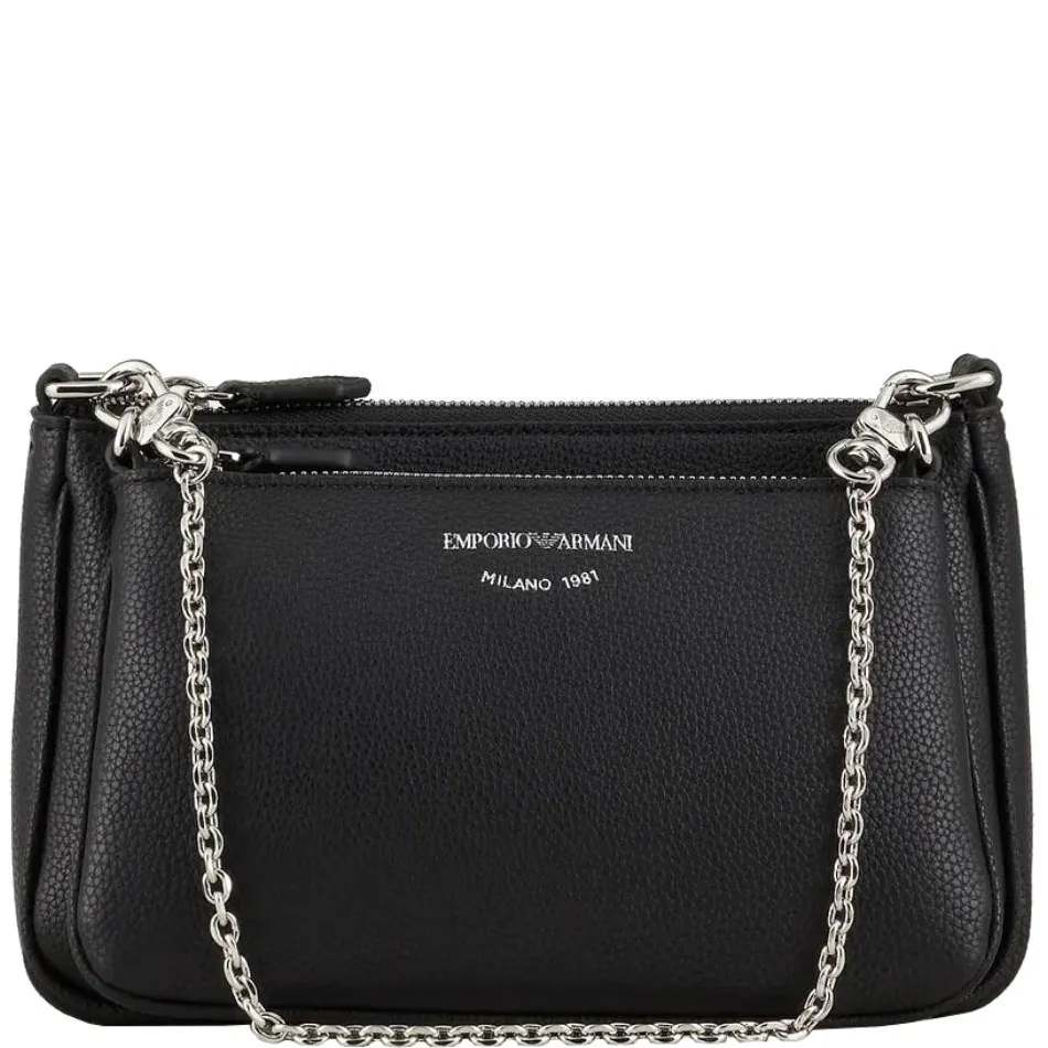 Emporio Armani Mini sac double avec bandouliere imprime cerf*Femme Sacs Bandoulière
