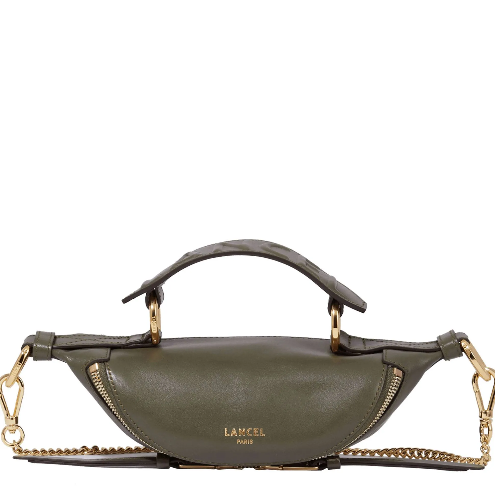 Lancel Mini sac porte croise Origami cuir lisse*Femme Sacs Bandoulière