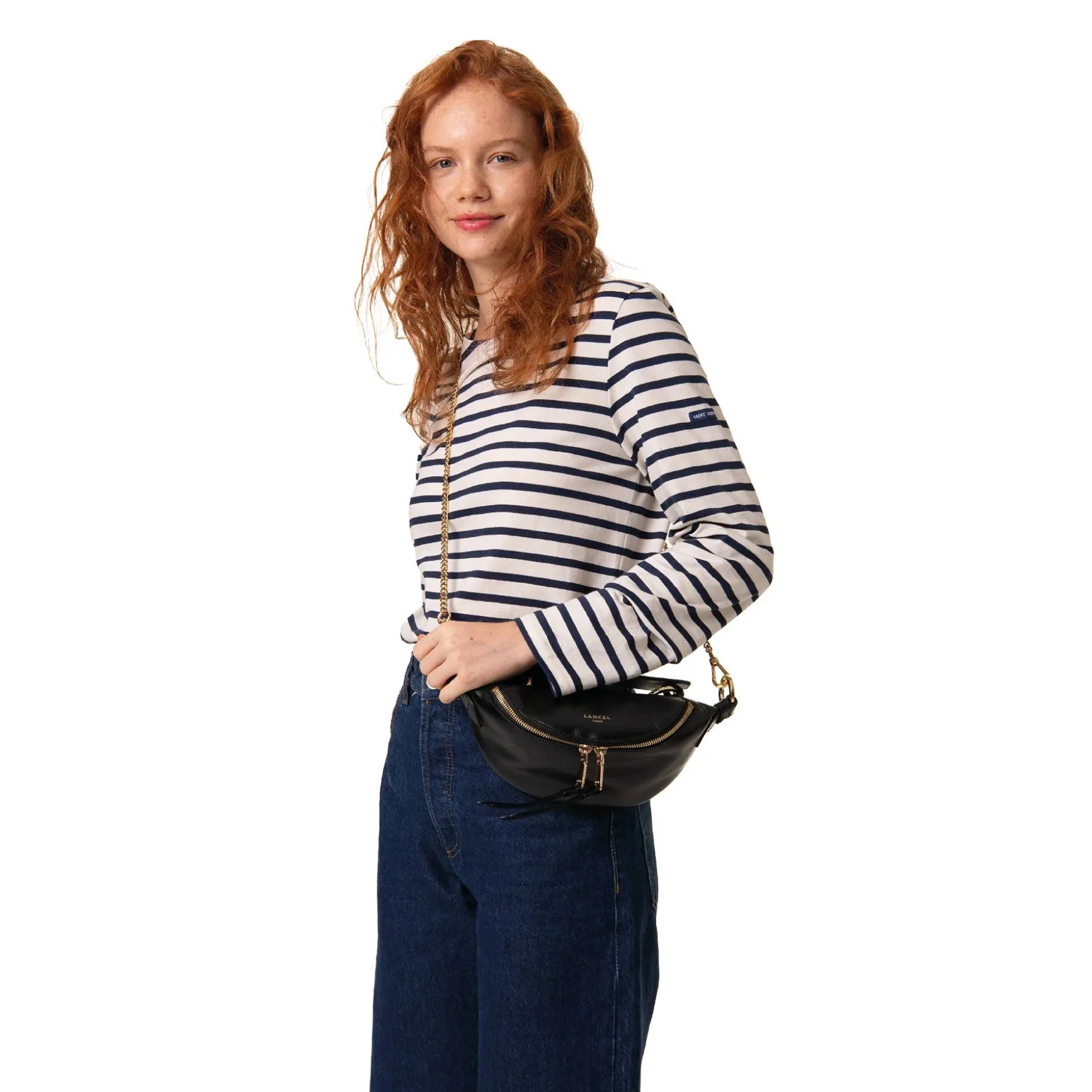 Lancel Mini sac porte croise Origami cuir lisse*Femme Sacs Bandoulière
