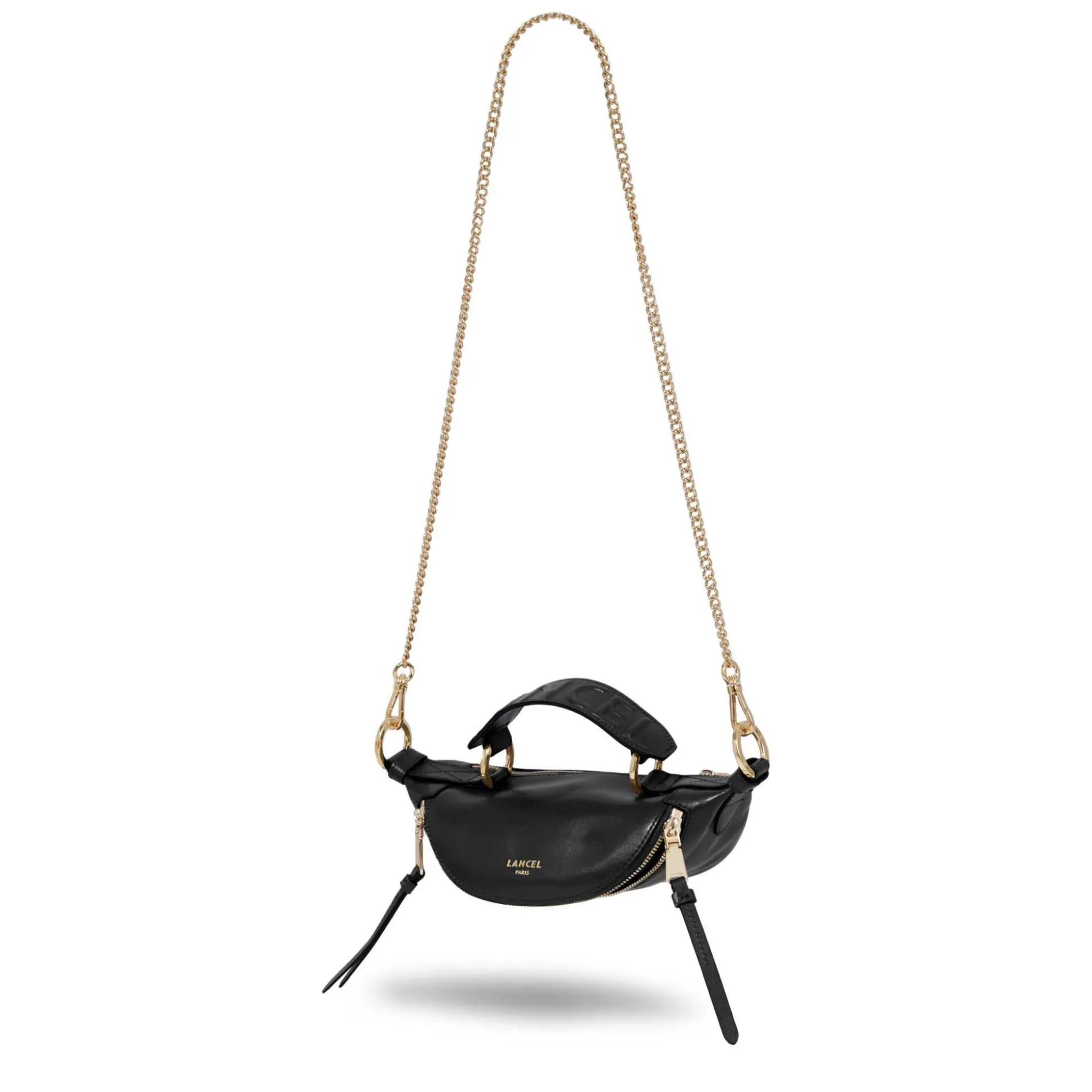 Lancel Mini sac porte croise Origami cuir lisse*Femme Sacs Bandoulière