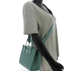 Guess Mini sac porte main effet tisse Silvana*Femme Sacs À Main