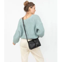 Lancaster Mini sac trotteur a rabat Dune*Femme Sacs Bandoulière