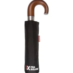 Isotoner Parapluie crook bois X-Tra solide Deluxe a ouverture fermeture automatique*Femme/Homme Parapluies Homme|Parapluies