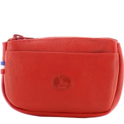 Frandi Petit porte monnaie zippe en cuir lisse*Femme Porte-Monnaie Femme