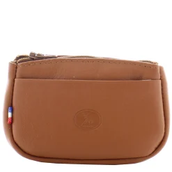 Frandi Petit porte monnaie zippe en cuir lisse*Femme Porte-Monnaie Femme