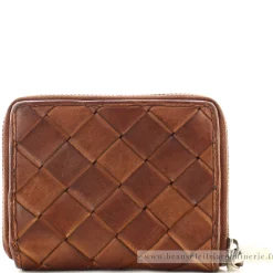 Biba Petit portefeuille Lewisburg zippe et tresse*Femme Portefeuilles Femme