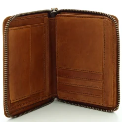 Biba Petit portefeuille zippe Moab en cuir ajoure*Femme Portefeuilles Femme