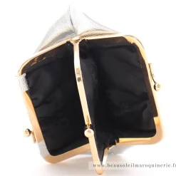 Pourchet Petit porte-monnaie bourse cuir agneau*Femme Porte-Monnaie Femme