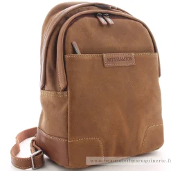 Arthur Aston Petit sac a dos double homme Marco en cuir*Homme Sacs À Dos