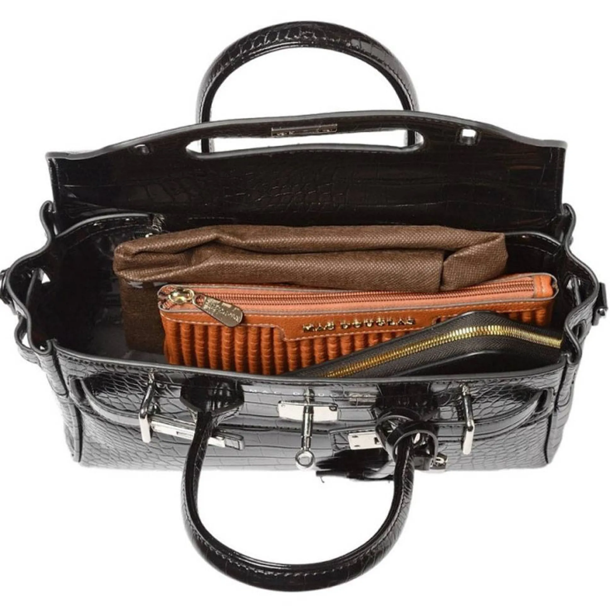 Mac Douglas Petit sac a main Pyla Rythme facon croco*Femme Sacs À Main