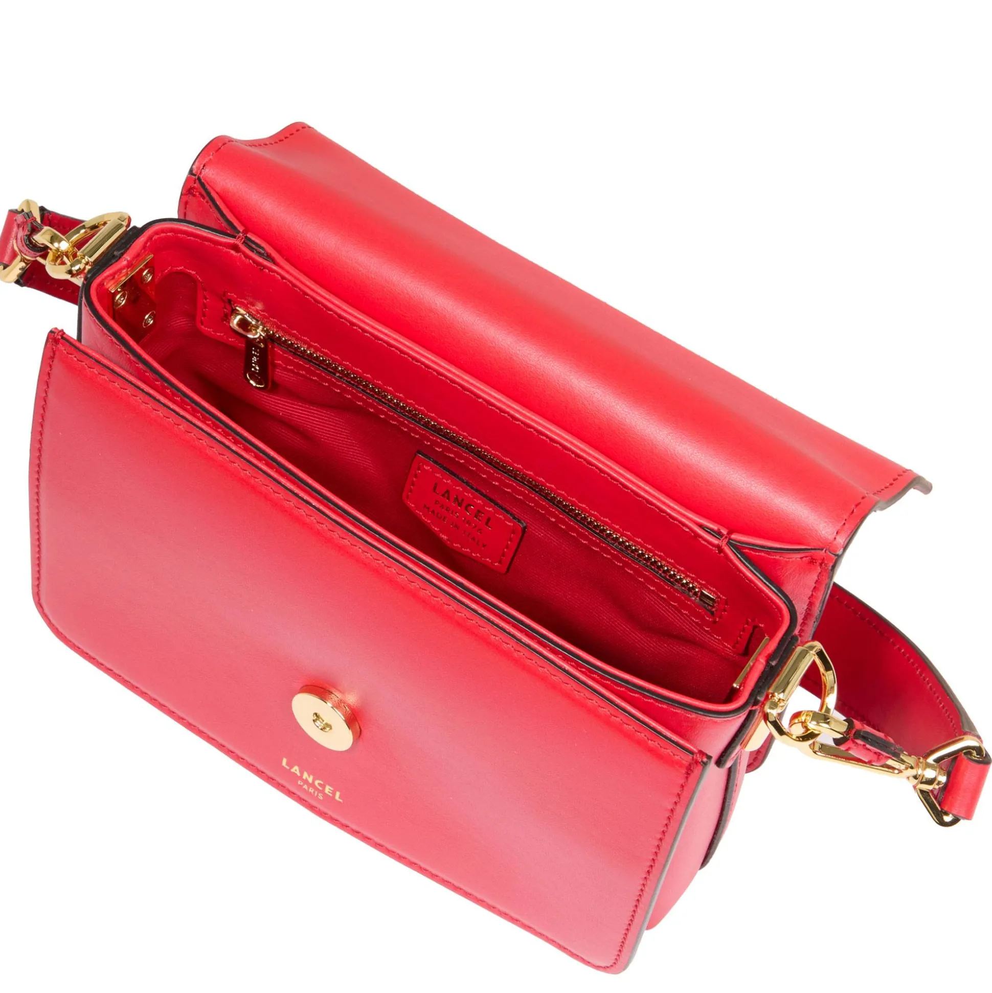 Lancel Petit sac a rabat Angele S en cuir lisse*Femme Sacs Porté Épaule|Sacs Bandoulière