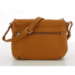 Mocca Petit sac bandouliere Dana a rabat en cuir*Femme Sacs Bandoulière