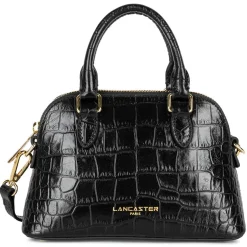Lancaster Petit sac demi lune effet croco S Exo*Femme Sacs À Main