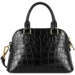 Lancaster Petit sac demi lune effet croco S Exo*Femme Sacs À Main