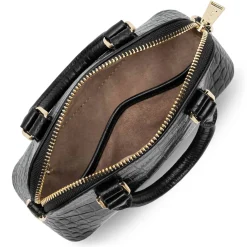 Lancaster Petit sac demi lune effet croco S Exo*Femme Sacs À Main