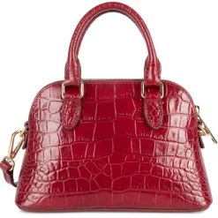 Lancaster Petit sac demi lune effet croco S Exo*Femme Sacs À Main
