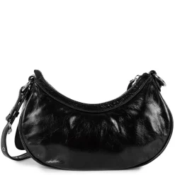 Lancaster Petit sac demi lune zippe Retro Chouchou*Femme Sacs Porté Épaule