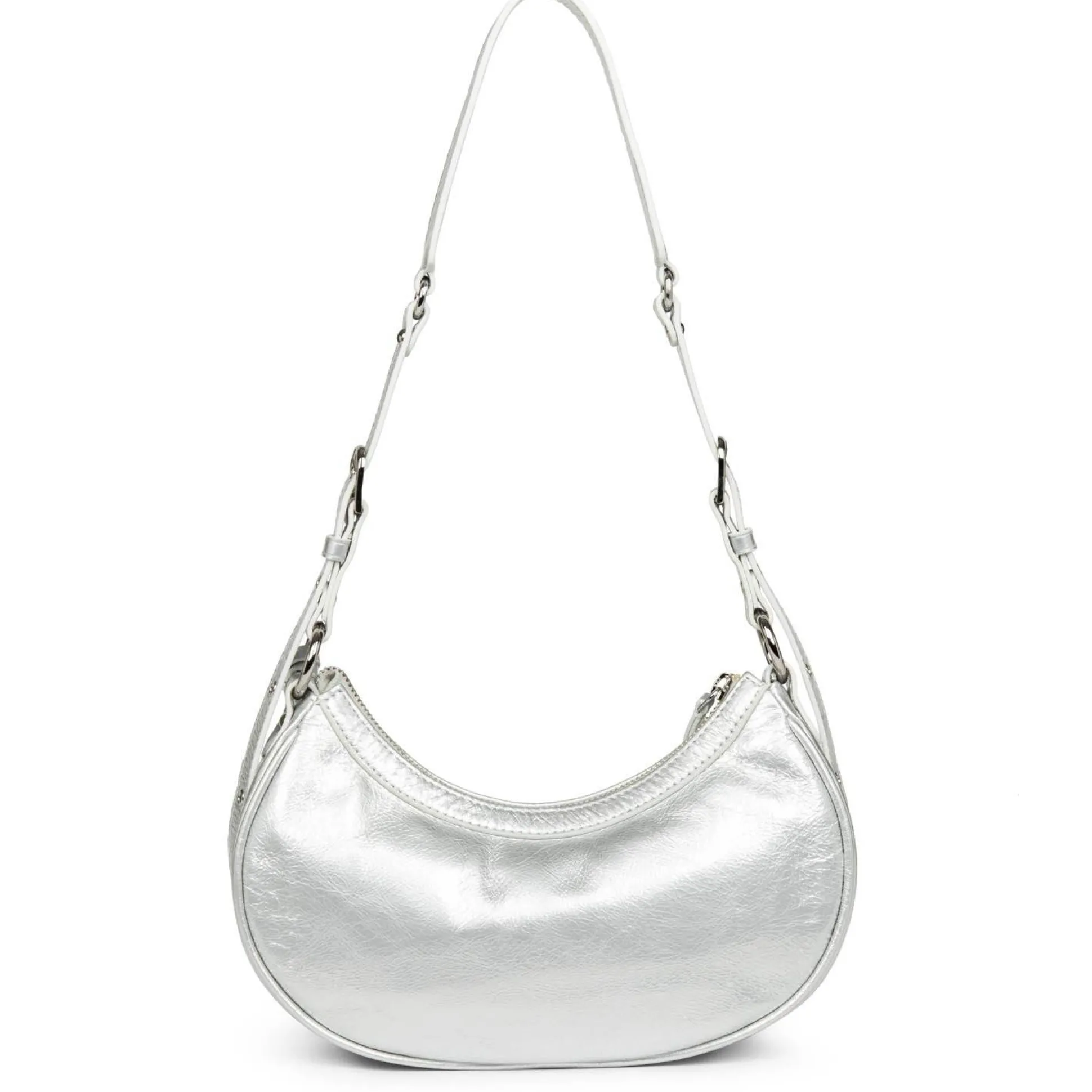 Lancaster Petit sac demi lune zippe Retro Chouchou*Femme Sacs Porté Épaule
