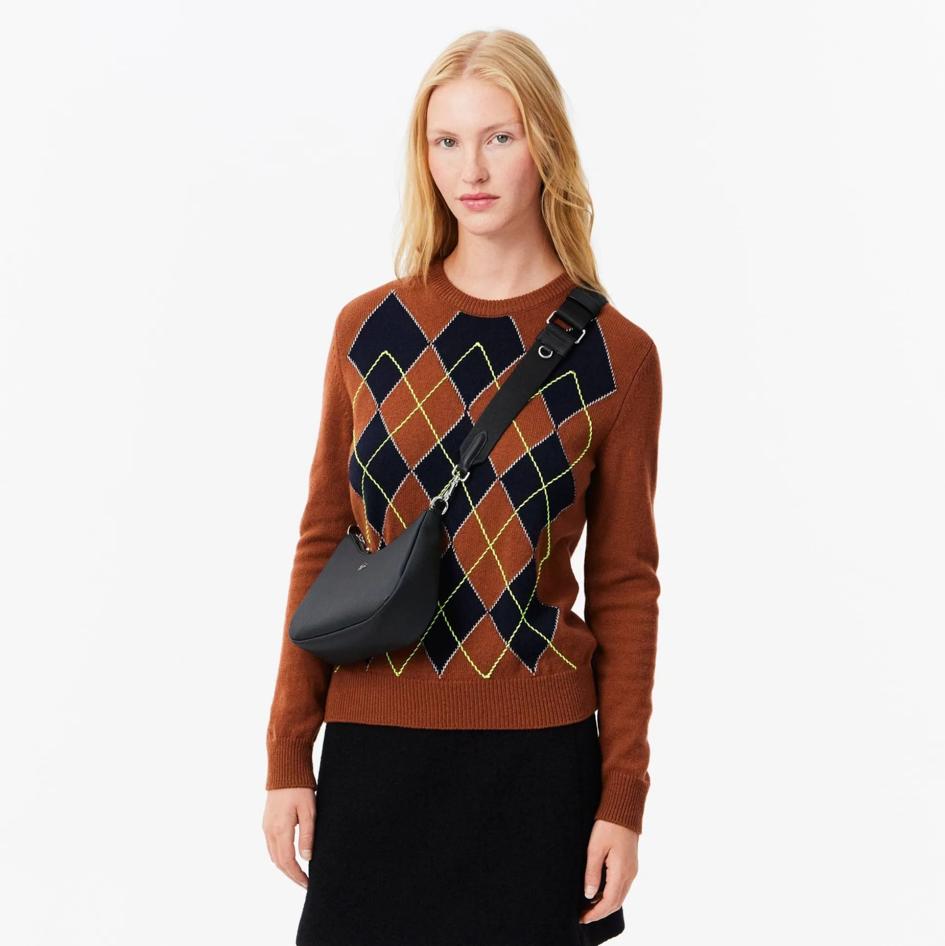 Lacoste Petit sac hobo Daily City porte epaule*Femme Sacs Porté Épaule|Sacs Bandoulière