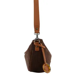 Francinel Petit sac porte epaule velours Harmonie*Femme Sacs Porté Épaule
