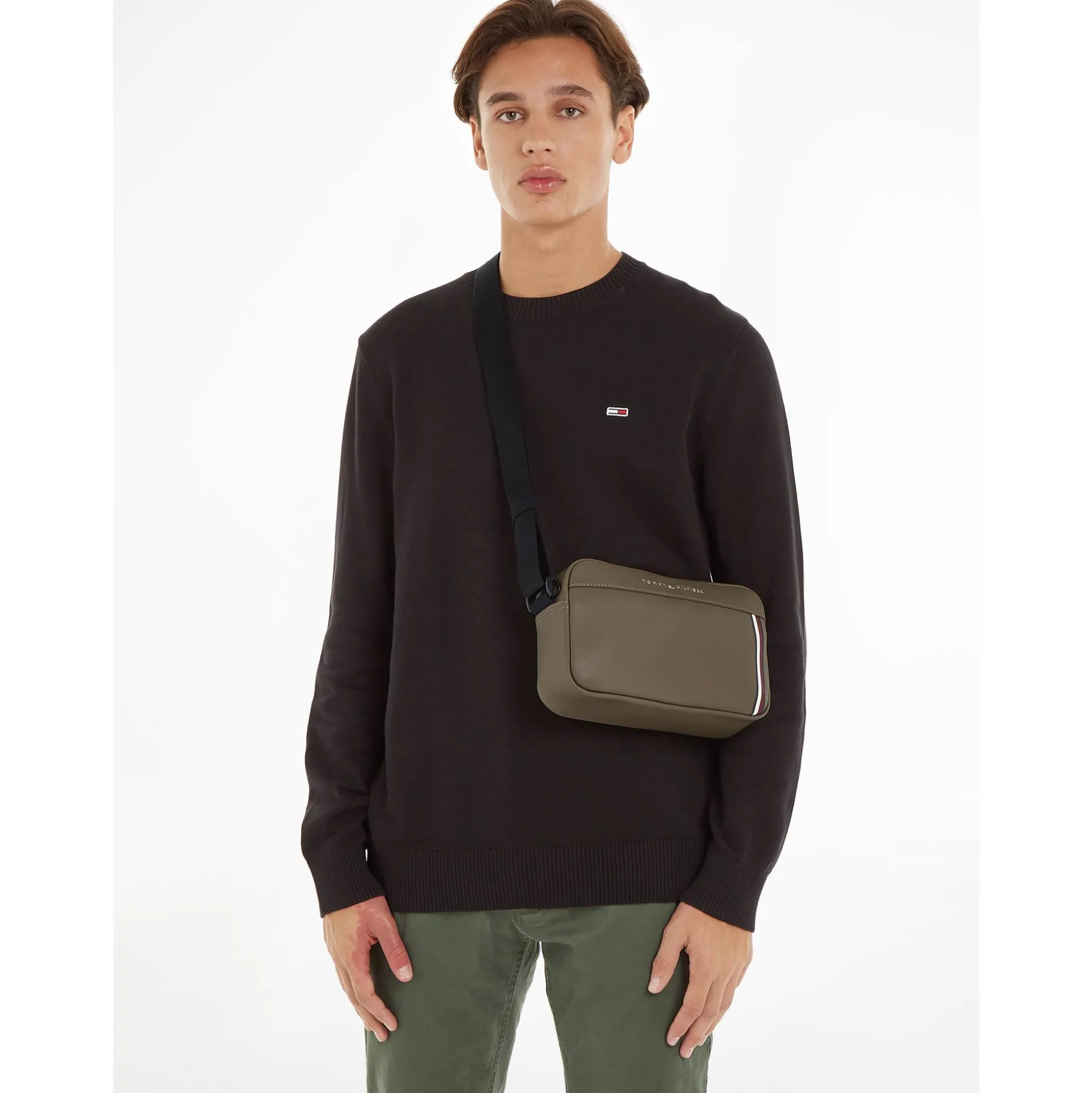 Tommy Hilfiger Petit sac reporter Pique bande tricolore*Homme Petites Sacoches Homme