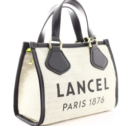 Lancel Petit sac Summer Tote S toile et cuir - Made in Italy*Femme Sacs Bandoulière|Sacs À Main
