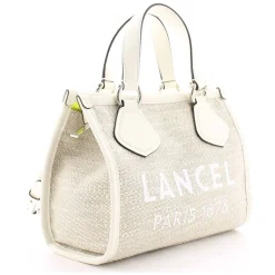 Lancel Petit sac Summer Tote S toile et cuir - Made in Italy*Femme Sacs Bandoulière|Sacs À Main