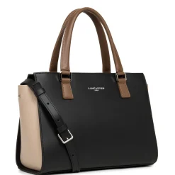 Lancaster Petit sac trapeze cuir lisse Smooth Fabrique en France*Femme Sacs À Main