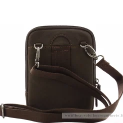 Francinel Petite sacoche homme en cuir gras Bilbao*Homme Petites Sacoches Homme