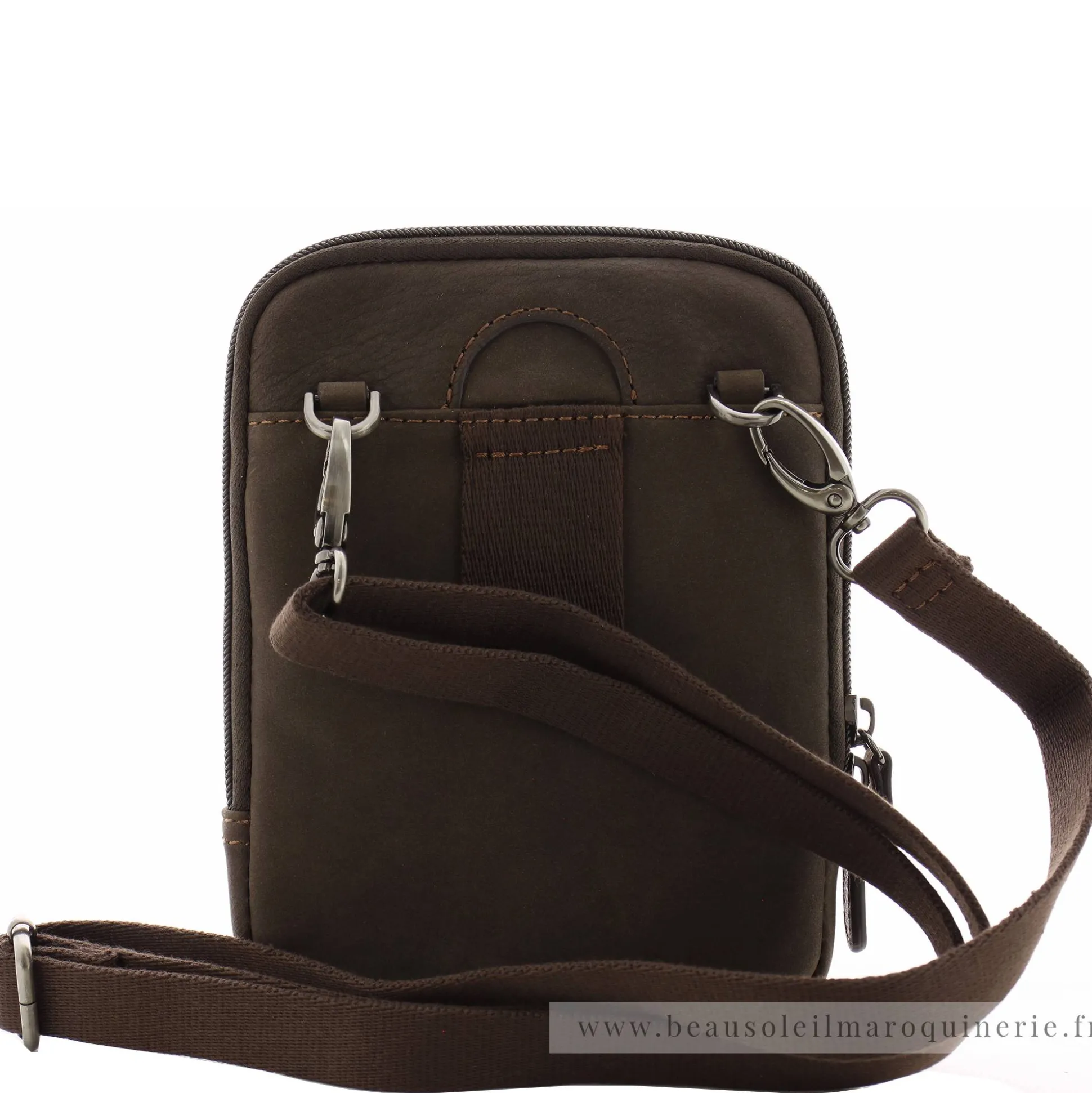 Francinel Petite sacoche homme en cuir gras Bilbao*Homme Petites Sacoches Homme