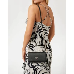 Guess Pochette a rabat Noelle effet saffiano*Femme Portefeuilles Femme|Pochettes