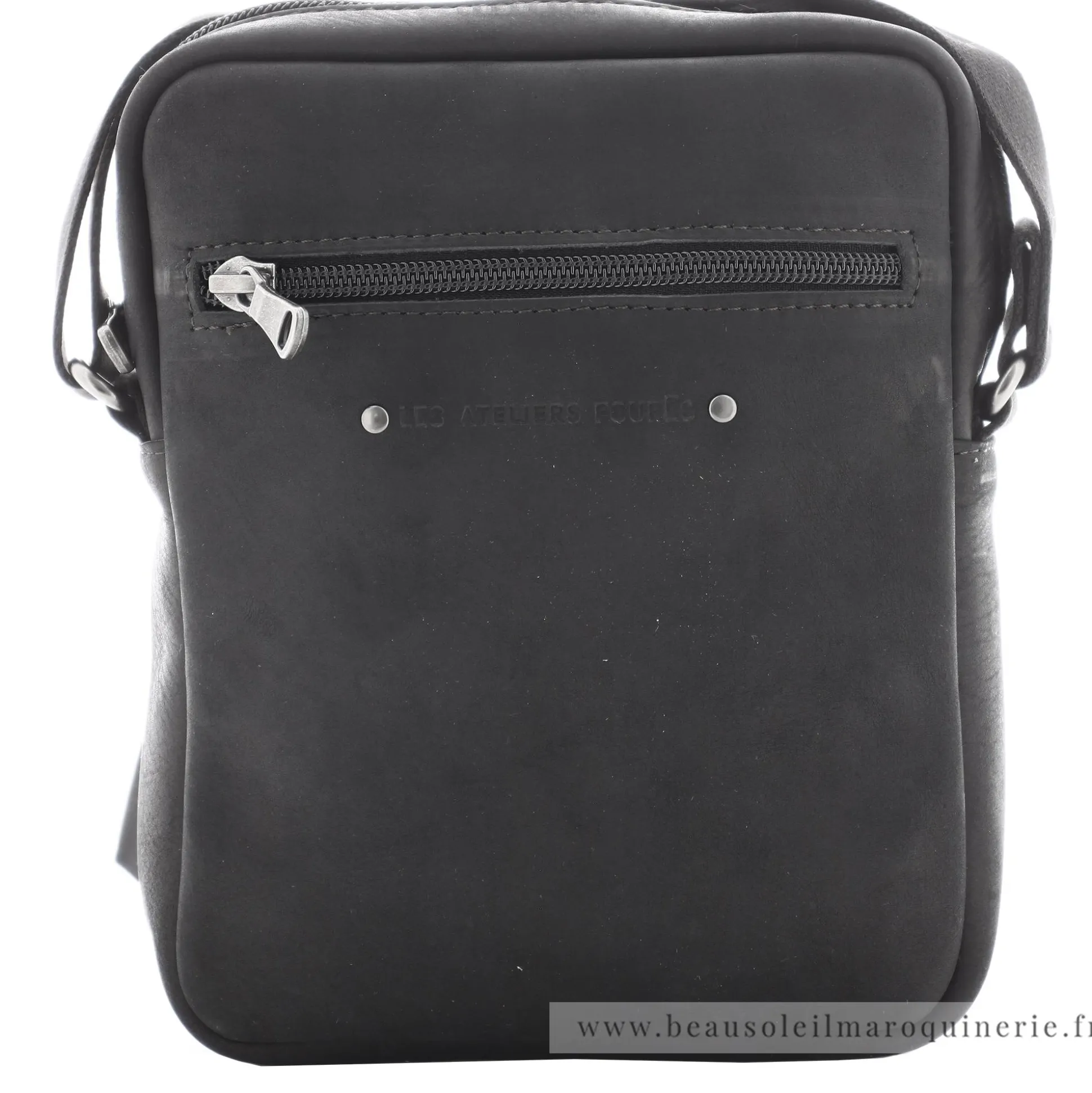Les Ateliers Foures Pochette bandouliere Zephyr Baroudeur*Homme Petites Sacoches Homme