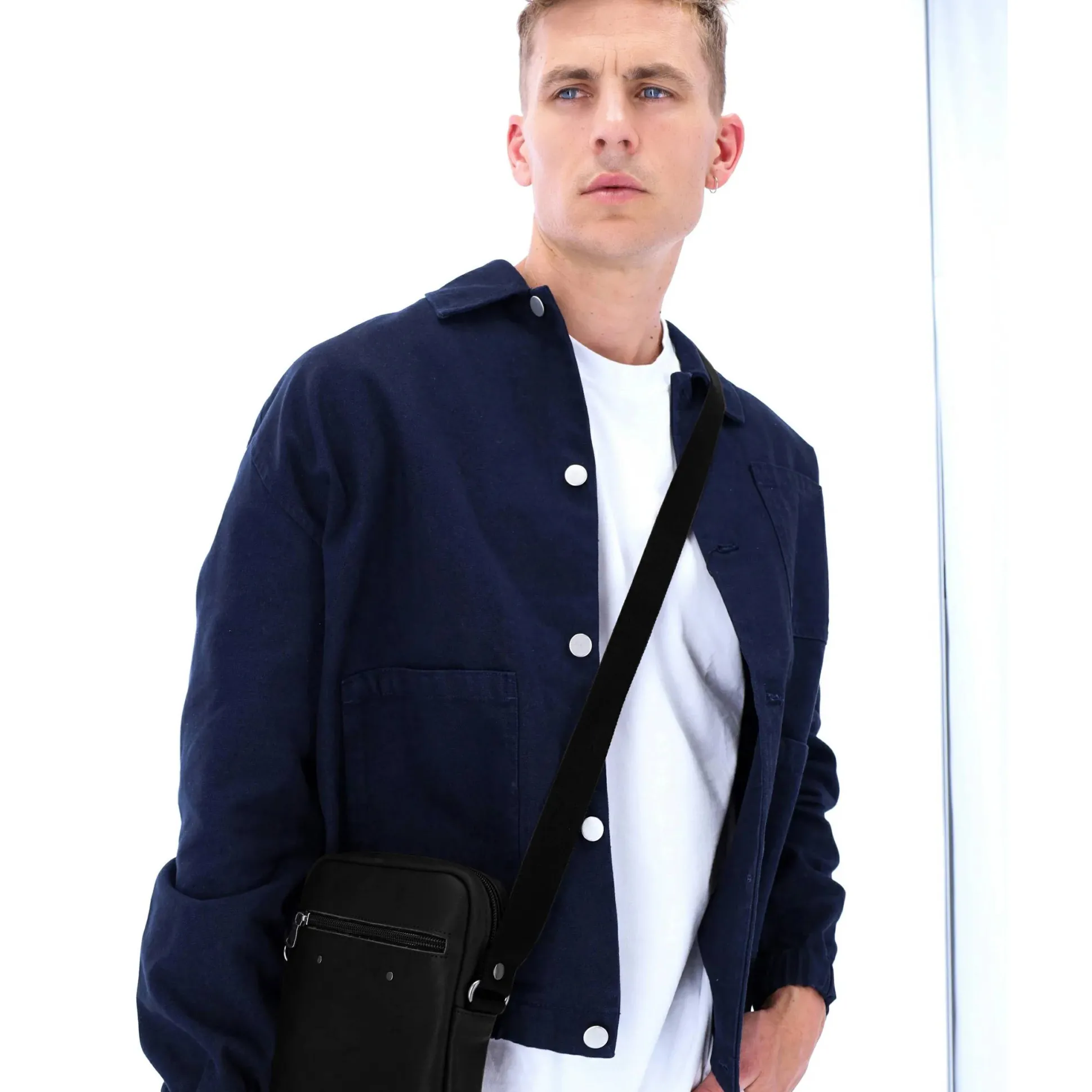 Les Ateliers Foures Pochette bandouliere Zephyr Baroudeur*Homme Petites Sacoches Homme