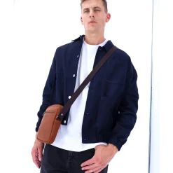 Les Ateliers Foures Pochette bandouliere Zephyr Baroudeur*Homme Petites Sacoches Homme