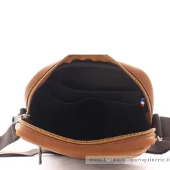 Les Ateliers Foures Pochette bandouliere Zephyr Baroudeur*Homme Petites Sacoches Homme