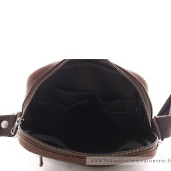 Les Ateliers Foures Pochette bandouliere Zephyr Baroudeur*Homme Petites Sacoches Homme