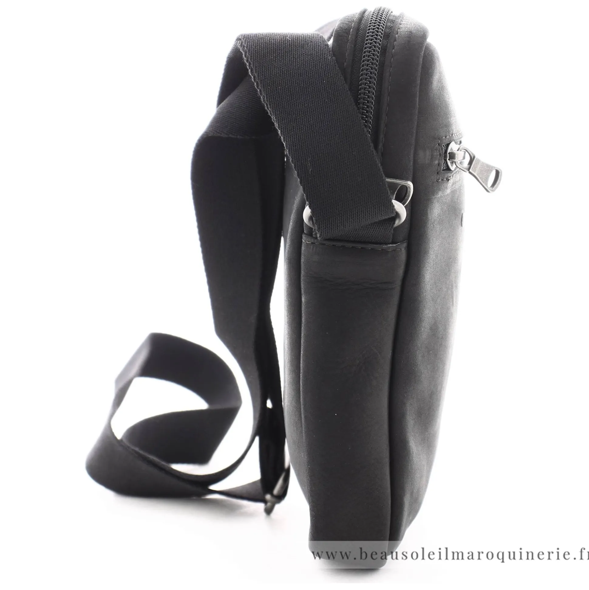 Les Ateliers Foures Pochette bandouliere Zephyr Baroudeur*Homme Petites Sacoches Homme