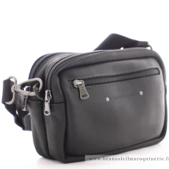 Les Ateliers Foures Pochette double Ponos Baroudeur*Homme Petites Sacoches Homme
