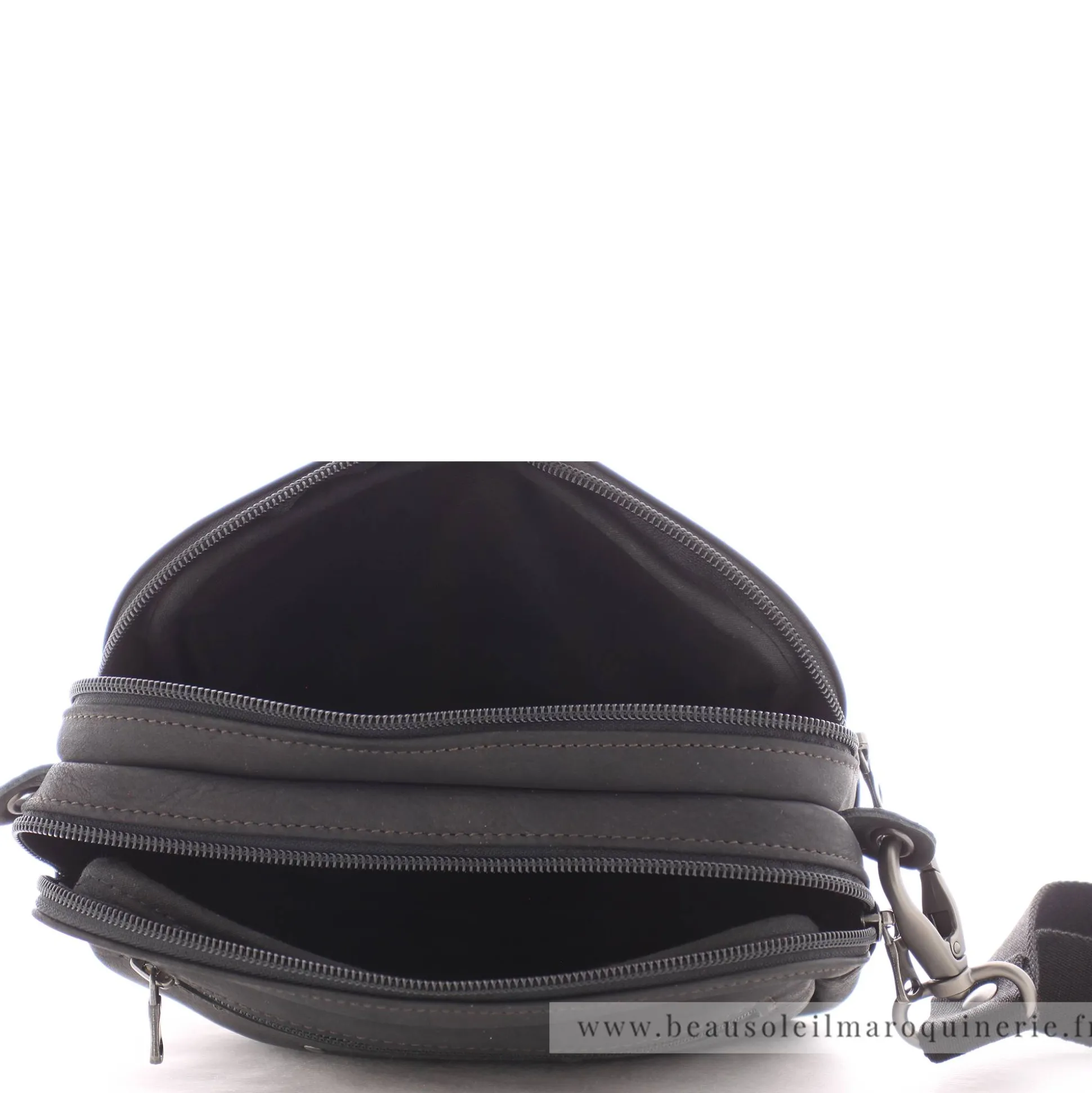 Les Ateliers Foures Pochette double Ponos Baroudeur*Homme Petites Sacoches Homme