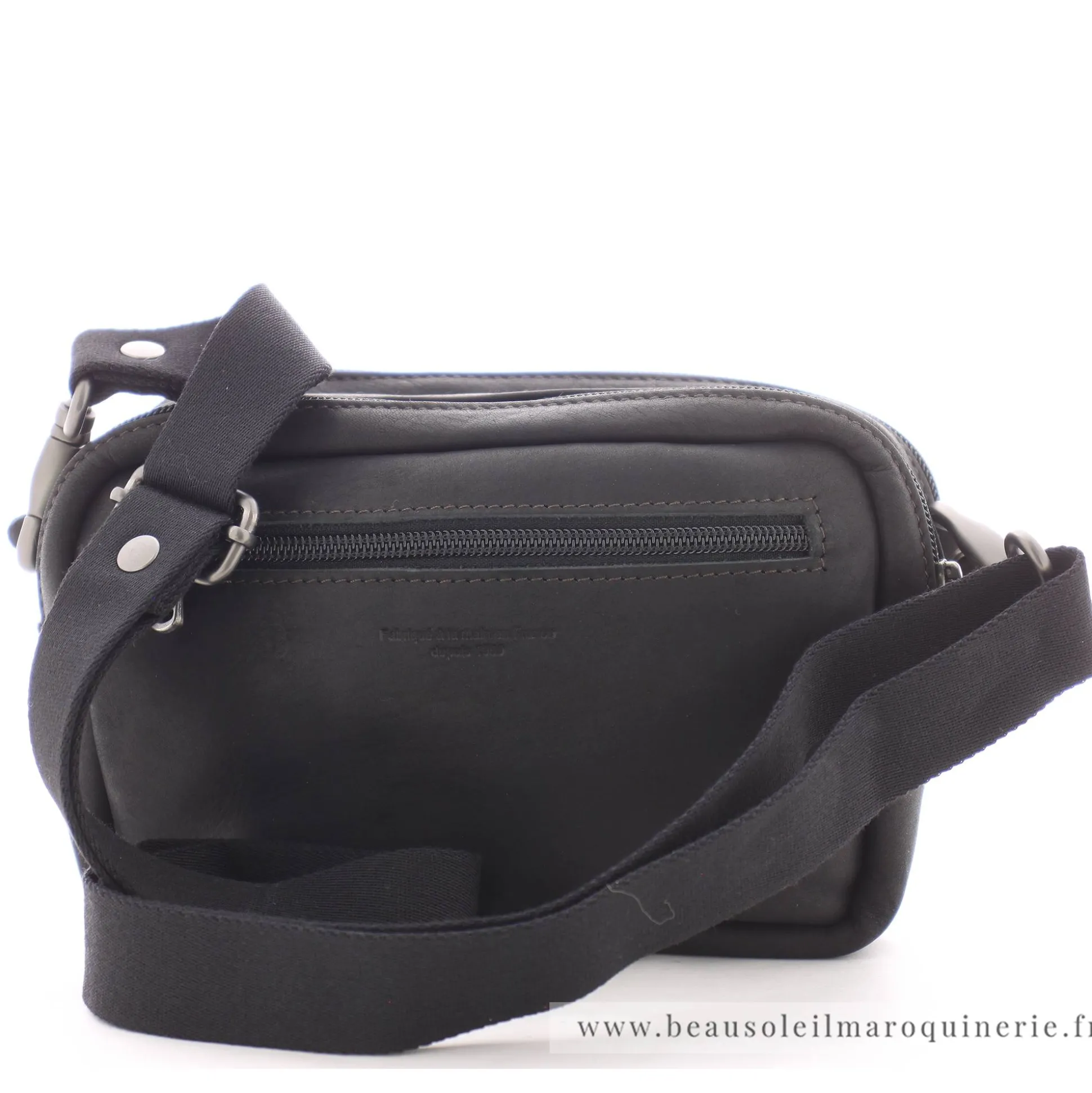 Les Ateliers Foures Pochette double Ponos Baroudeur*Homme Petites Sacoches Homme