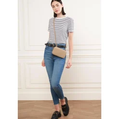 Lancaster Pochette double zippe Dune*Femme Sacs Bandoulière