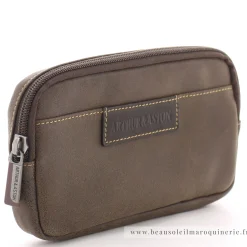 Arthur Aston Pochette en cuir avec passant ceinture*Homme Sacoches Homme|Sacs Banane