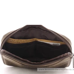 Arthur Aston Pochette en cuir avec passant ceinture*Homme Sacoches Homme|Sacs Banane