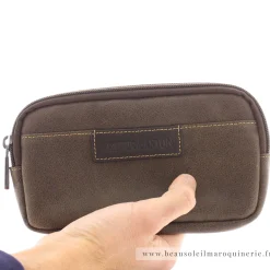 Arthur Aston Pochette en cuir avec passant ceinture*Homme Sacoches Homme|Sacs Banane