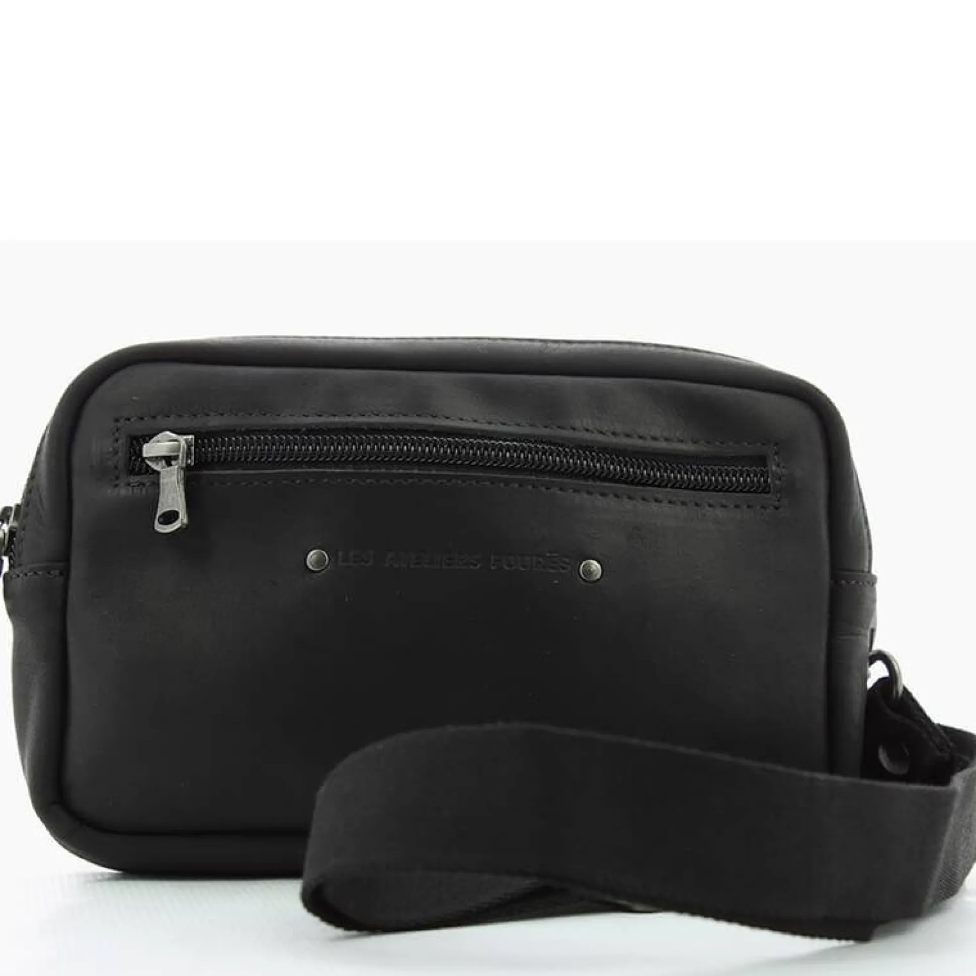 Les Ateliers Foures Pochette simple zip Ponos Baroudeur*Homme Petites Sacoches Homme