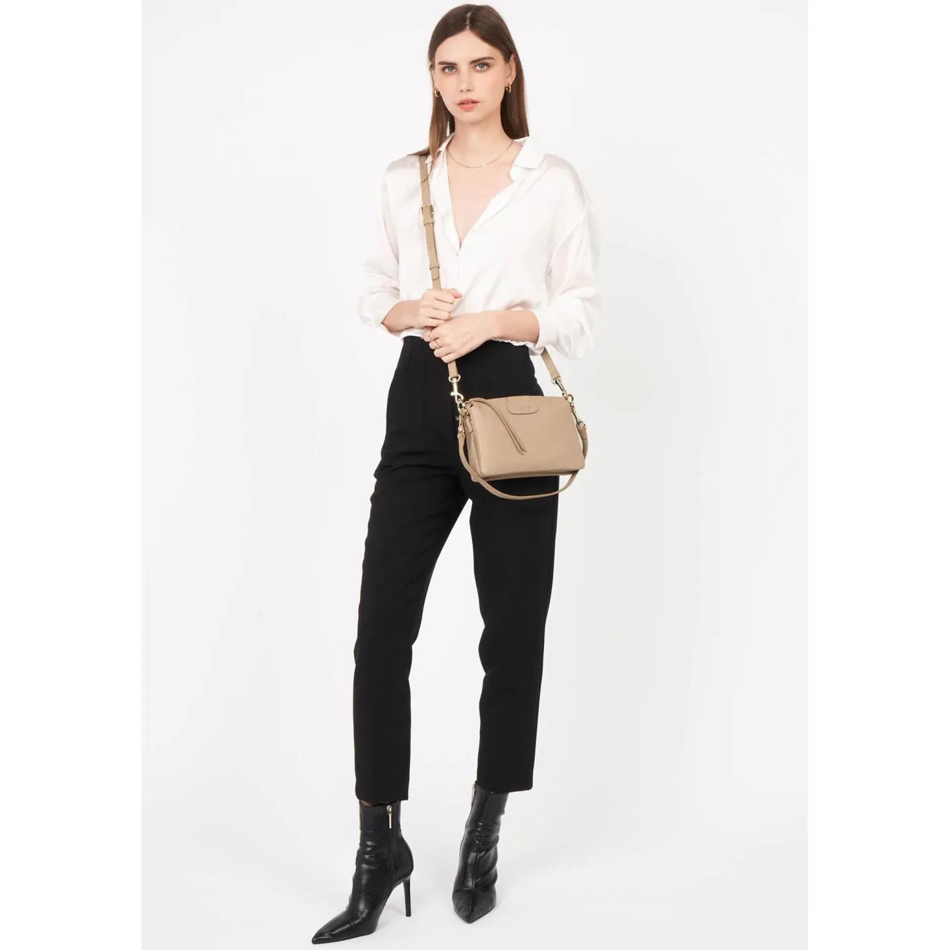 Lancaster Pochette zippee Dune*Femme Pochettes