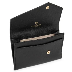 Lancaster Porte cartes a rabat Zoe cuir texture*Femme Porte-Cartes Femme