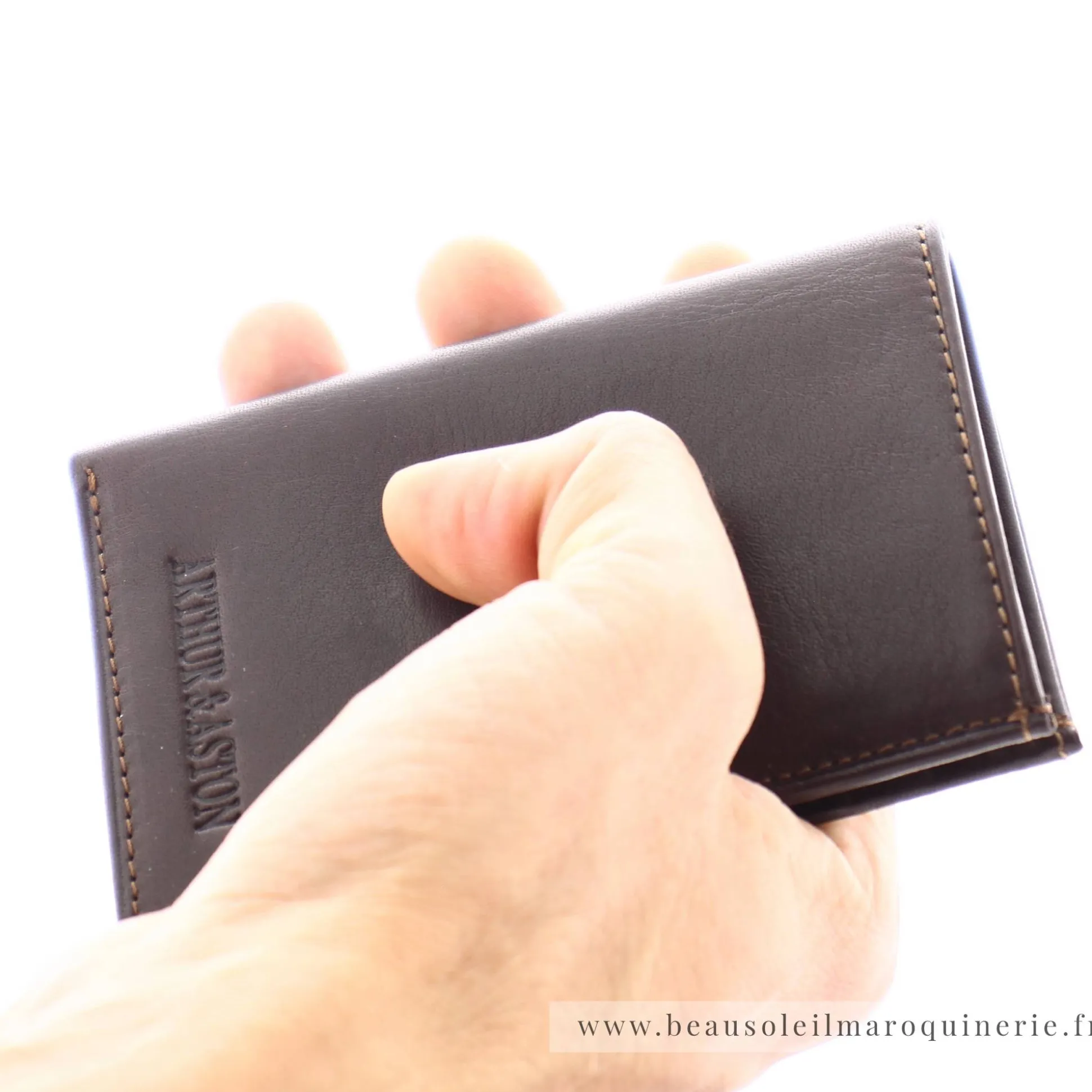 Arthur Aston Porte cartes Pablo en cuir*Homme Porte-Cartes Homme