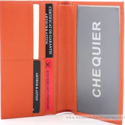 Arthur Aston Porte chequier femme Celia en cuir*Femme Porte-Chéquier Femme