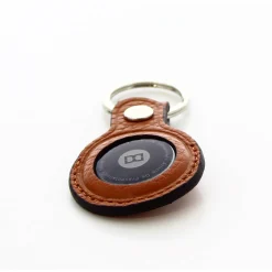 David William Porte cles airtag en cuir de vachette*Homme Porte-Clés